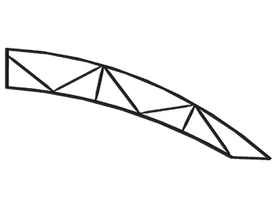 Полуферма №3 (2750х40х980) Полуферма №3 (2750х40х980)