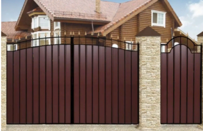 Кованые ворота СМПА